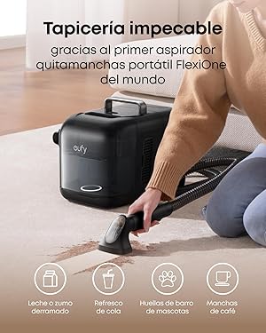 Eufy Robot Aspirador Omni E28, Aspirador quitamanchas portátil, Sistema HydroJet, succión Turbo de 20.000 Pa_1