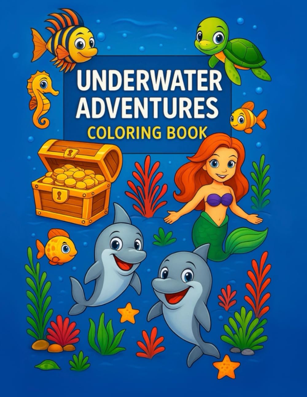 Underwater Adventures: Coloring Book