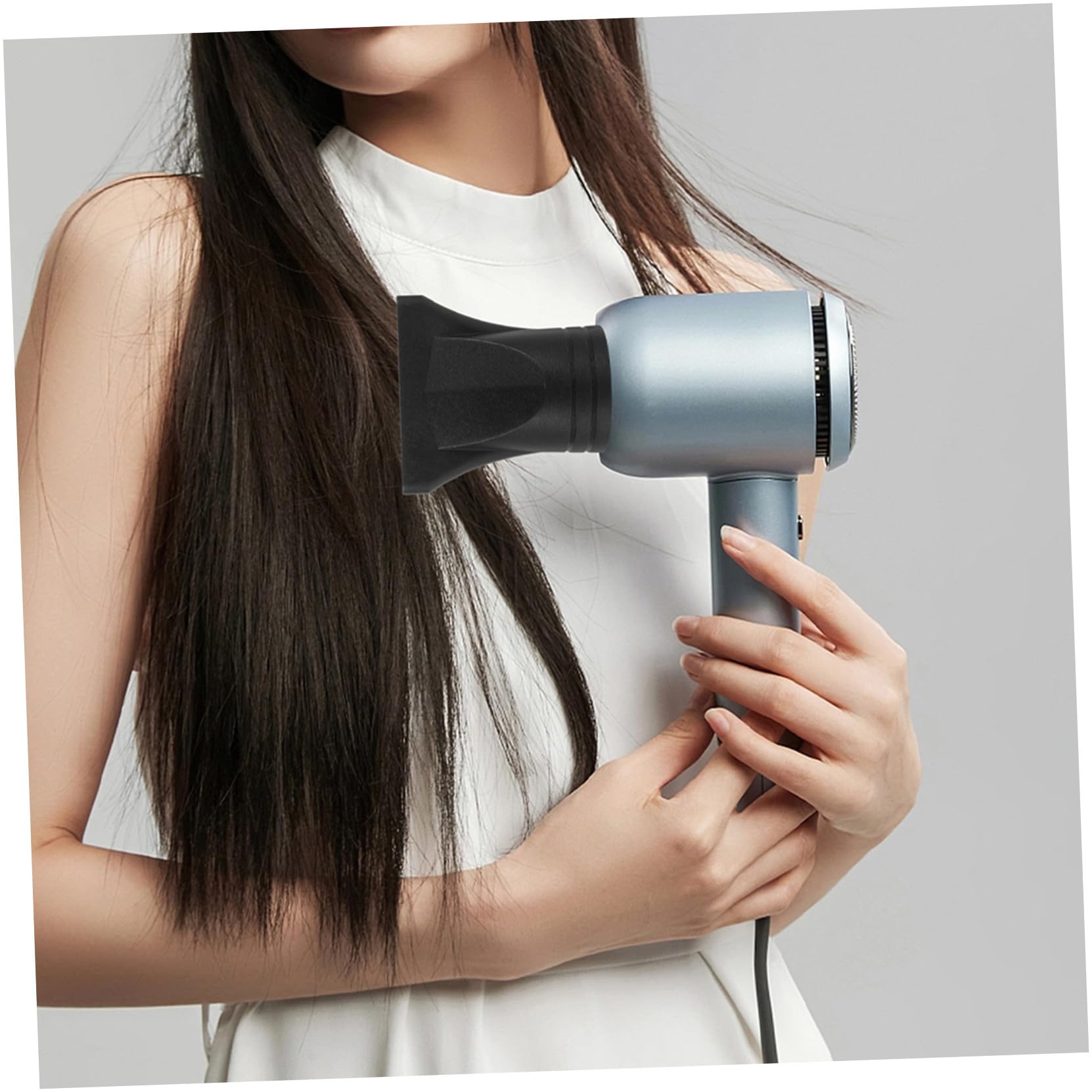 Gatuida 4 Boquillas Concentradoras Estrechas para Secador de Pelo, Accesorio Plástico 7.5X7.5X4.5 CM para Secado Uniforme y Precisión en Cuidado del Cabello en Casa