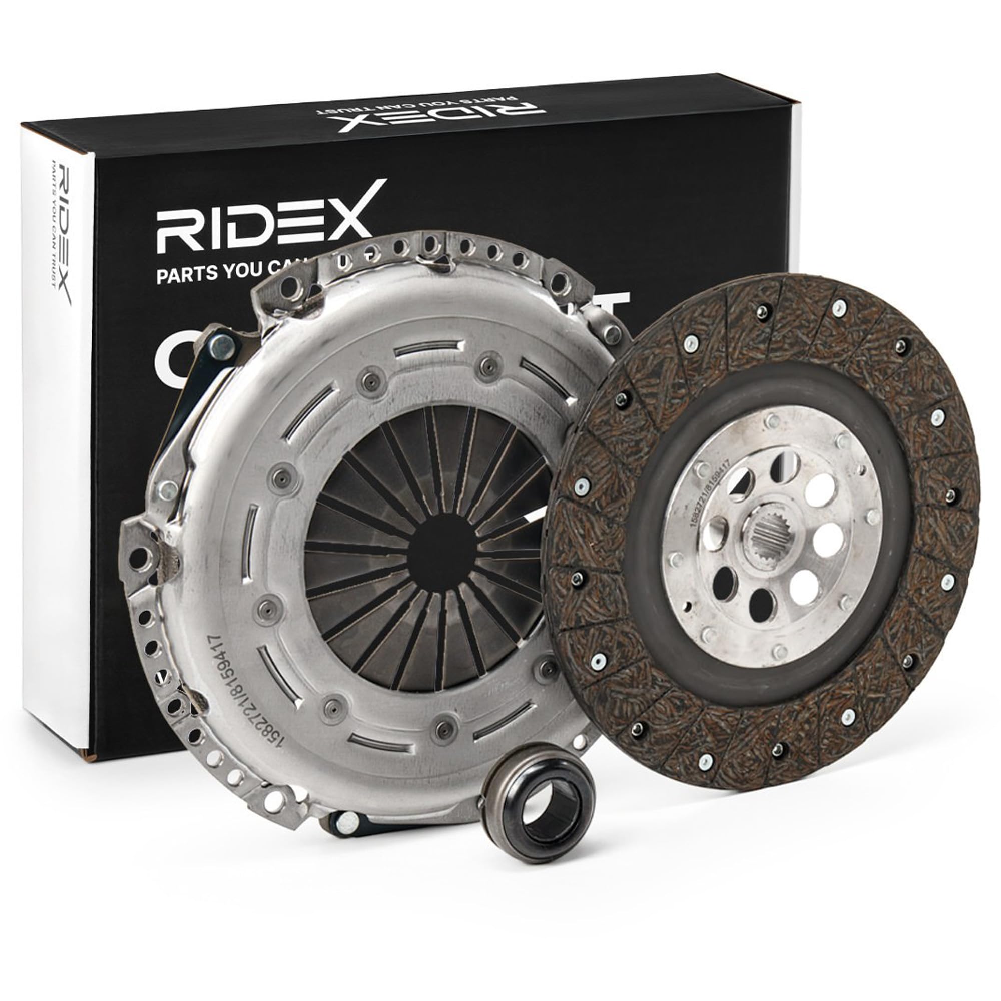 RIDEX 479C0068 Kit d'embrayage avec mécanisme d'embrayage avec butée de débrayage avec disque d'embrayage Contrôler et changer le cas échéant le volant bimasse Compatible avec OPEL Crossland X P17
