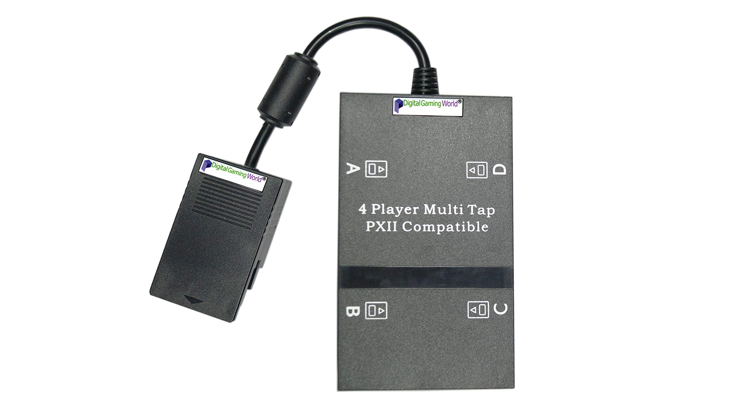 Digital Gaming World® High Quality PS-2 Multi Tap/Adapter for Play Station-2 Console (PS-2 Console Not Included)