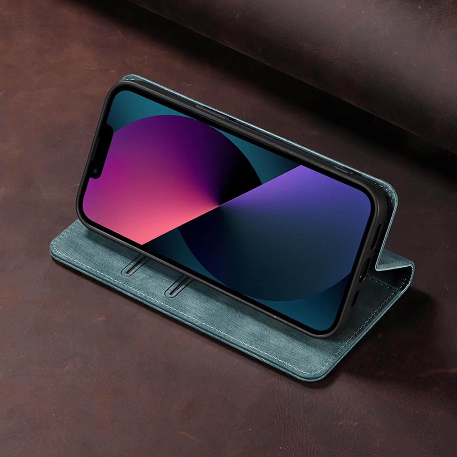 Funda para Sony Xperia 1 IV, Magnética Funda con Ranura para Tarjetas Y Soporte Plegable A Prueba De Golpes Anti-Rasguño Estuche,Negro