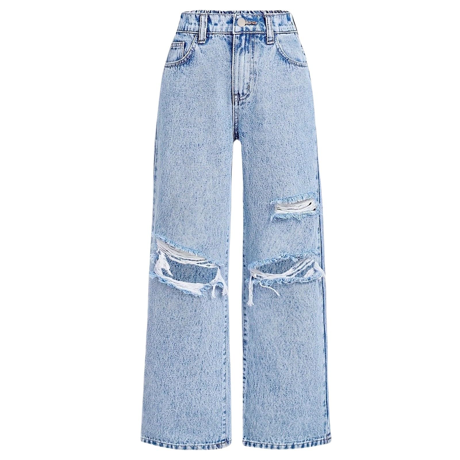Pantalones Vaqueros Acampanados Para Niñas De Primavera, Ropa Para