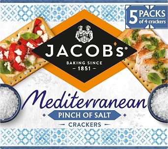 Jacob's Mediterranean Pinch Of Salt Crackers