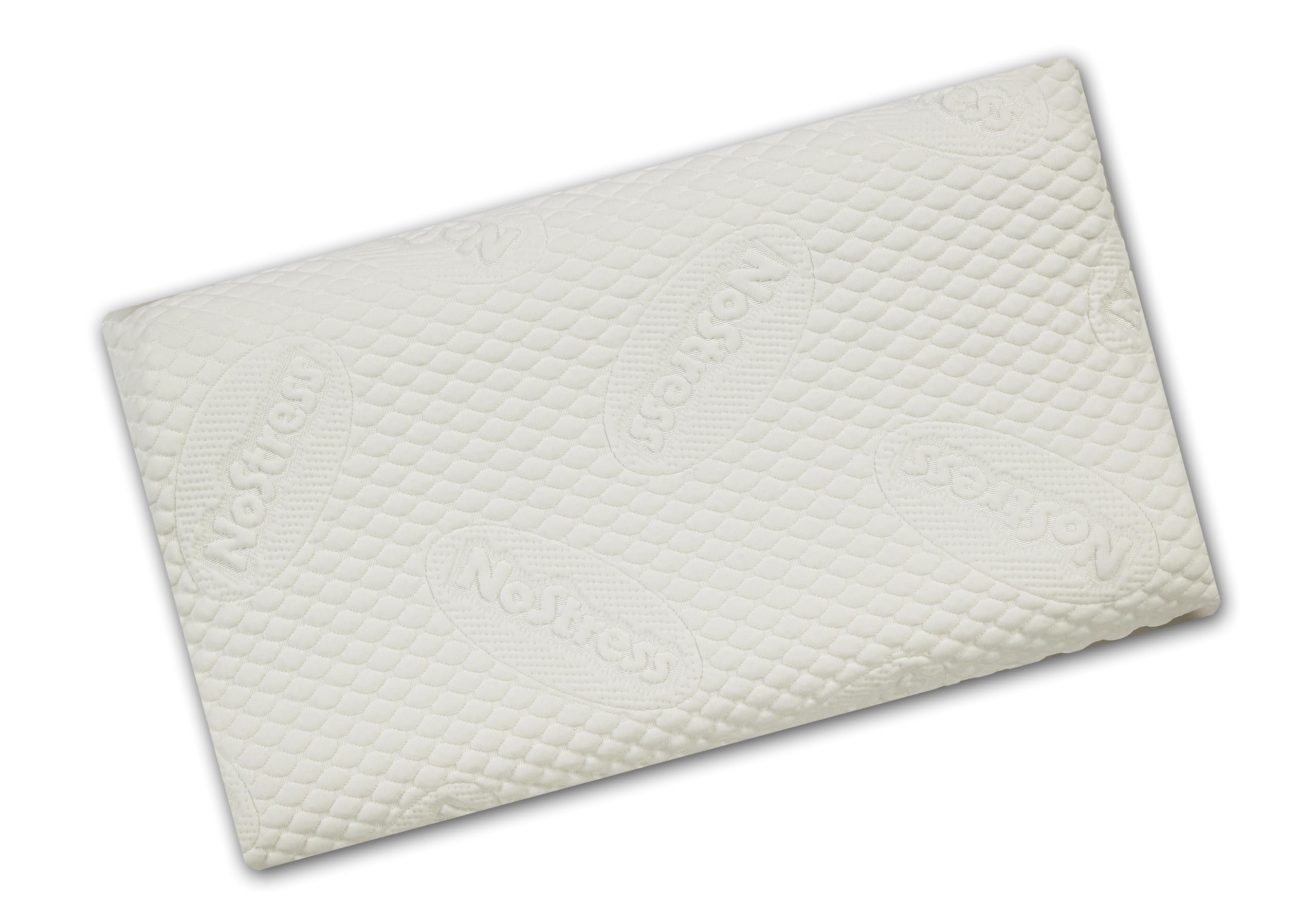 V.I.P. VERY IMPORTANT PILLOW - Cuscino Viscolattice Saponetta Memory No Stress Effetto Massaggio, Alto, 72 x 42 x 13 cm Made in Italy, Bianco