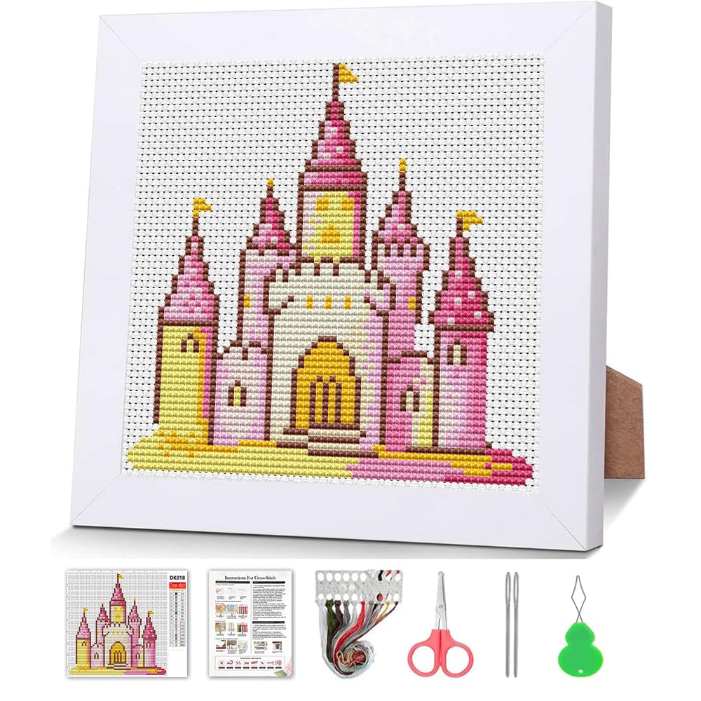 Beginner Cross Stitch Kits - Sloth Stamped Art -15 Beginner Cross Stitch Kits - Sloth Stamped Art -15