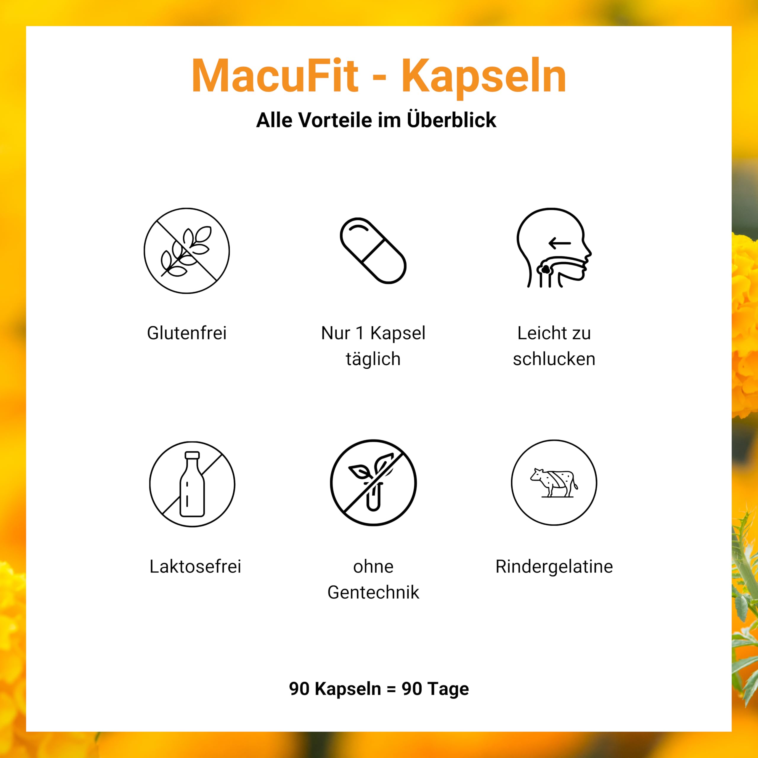 Kapseln | mit Lutein, Zeaxanthin, Astaxanthin, Vitamin E und C, Zink und Kupfer, Heidelbeerextrakt, Trans-Resveratrol und Omega-3-Fettsäuren