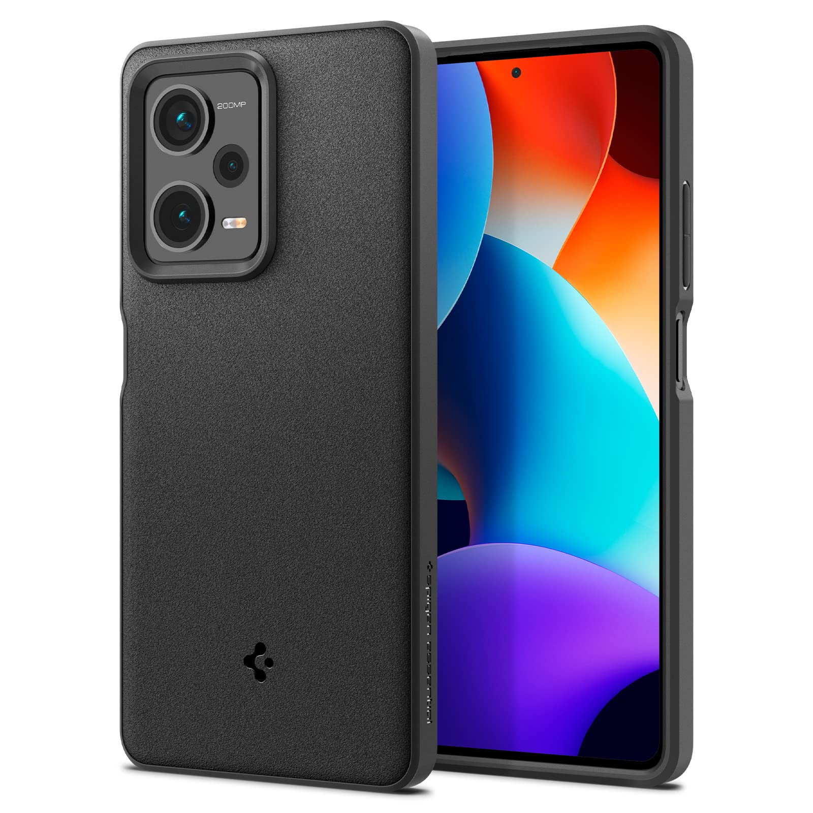 Spigen Essential Sand Blast Back Cover Case Compatible with Redmi Note 12 Pro+ (TPU | Matte Black) (B0BRX7XWH5) Amazon Price History, Amazon Price Tracker