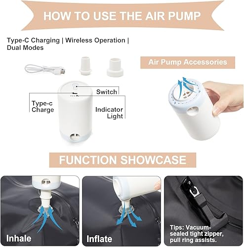 Miniatura 530 de coowoz - Mochila de viaje grande para mujeres y hombres, morral impermeable para exteriores, deportes y senderismo, Azul eléctrico, Mochilas de viaje