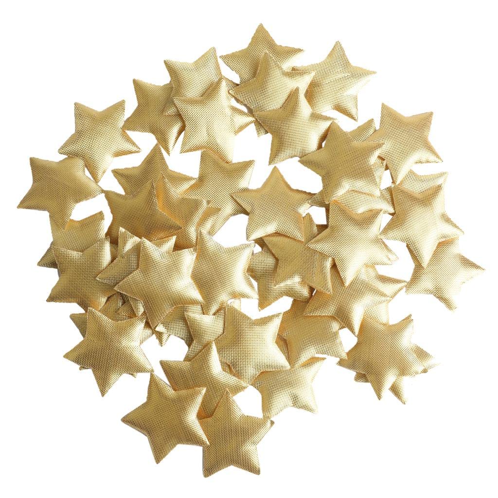 10 zestawów 100 sztuk brokatowych złotych gwiazd konfetti posypka opalizująca metaliczna dekoracja, złota 5-spiczasta gwiazda, 100 szt