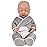 Vollence 18 inch Sleeping Full Silicone Baby Doll,Not Vinyl Dolls,Eye Closed Newborn Silicone Baby That Look Real, Realistic Lifelike Baby Doll - Boy