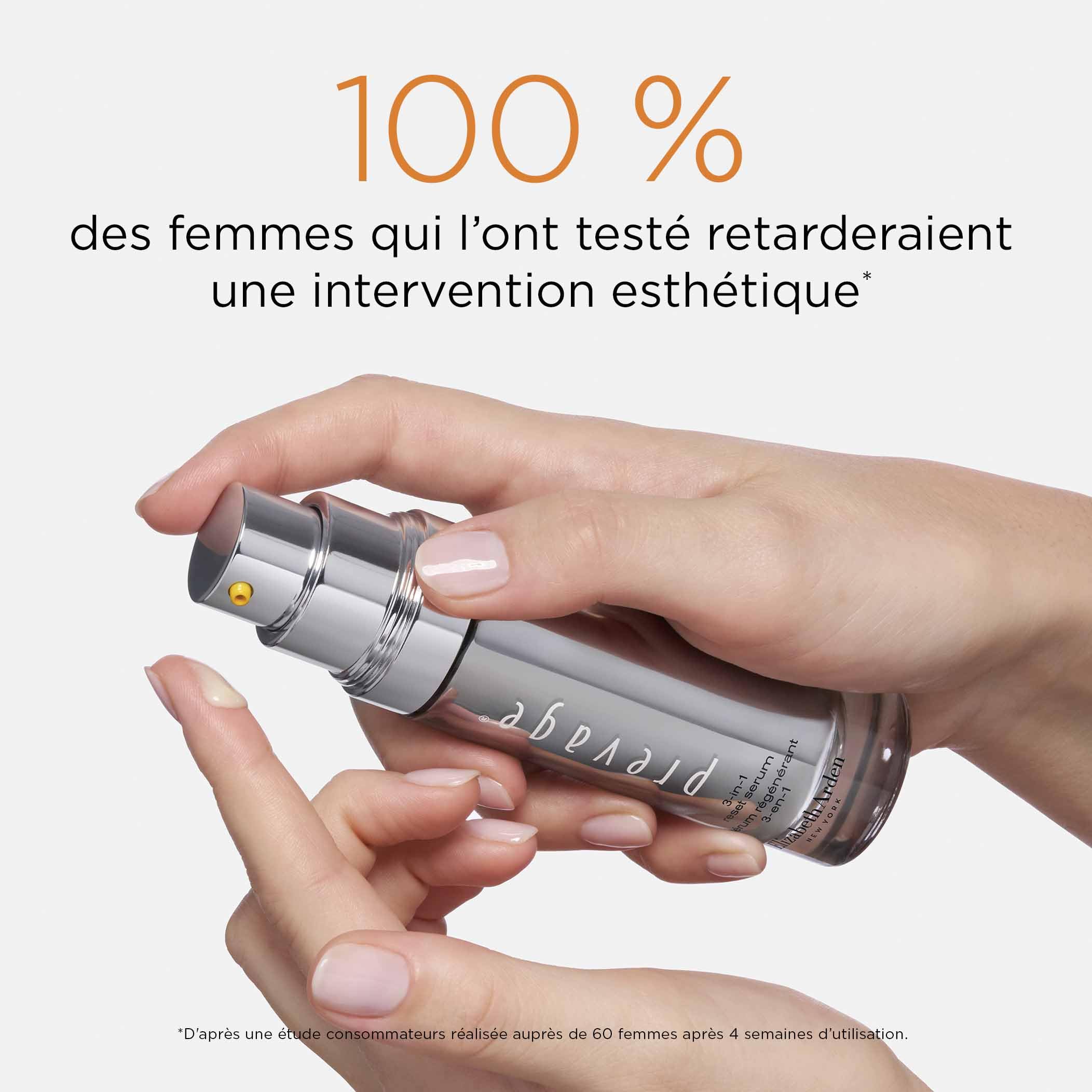 Elizabeth Arden - PREVAGE® Sérum Régénérant 3-en-1, sérum visage riche en Idébènone, effet liftant