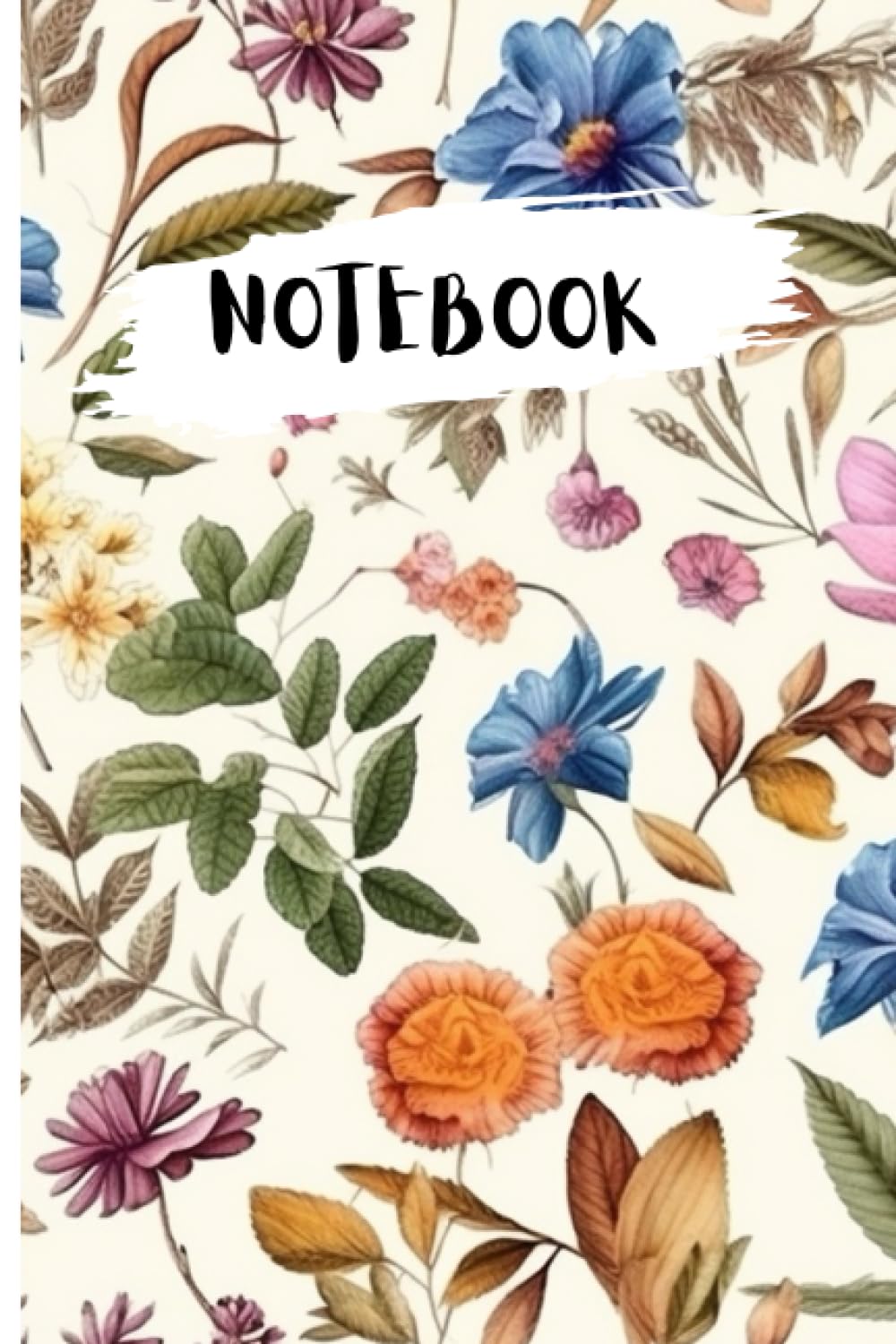 Blooming Memories: A Vintage Floral Notebook: Capturing Timeless Elegance and Cherished Moments with this Floral 120 line pages.