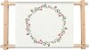 ZOCONE Beech Wood Tapestry Scroll Embroidery Frame, Cross Stitch Frame Holder, 12x21 Quilting Frame, Needlepoint Frame, Scroll Frame for Cross Stitch, Needlepoint, Sewing, Embroidery Projects (B)