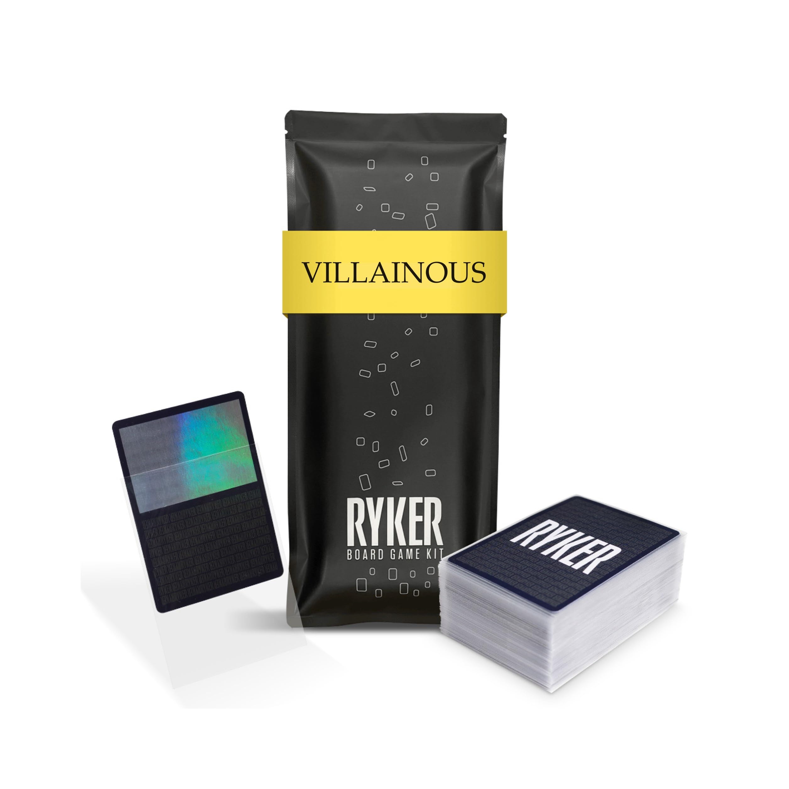 Ryker Kompatibel mit Villainous, Brettspiel-Schutzhüllen, PVC- und säurefrei, transparente Hüllen für Kartenspiele, matte Standard-Kartenhüllen, 270 Stück (63,5 x 88 mm)