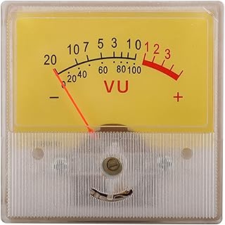 VU Meter Digital Amplifier Type Analog Sound Level Yellow Panle Easy Reading Volume Meter Volume Meter Power Meter For Home Theater