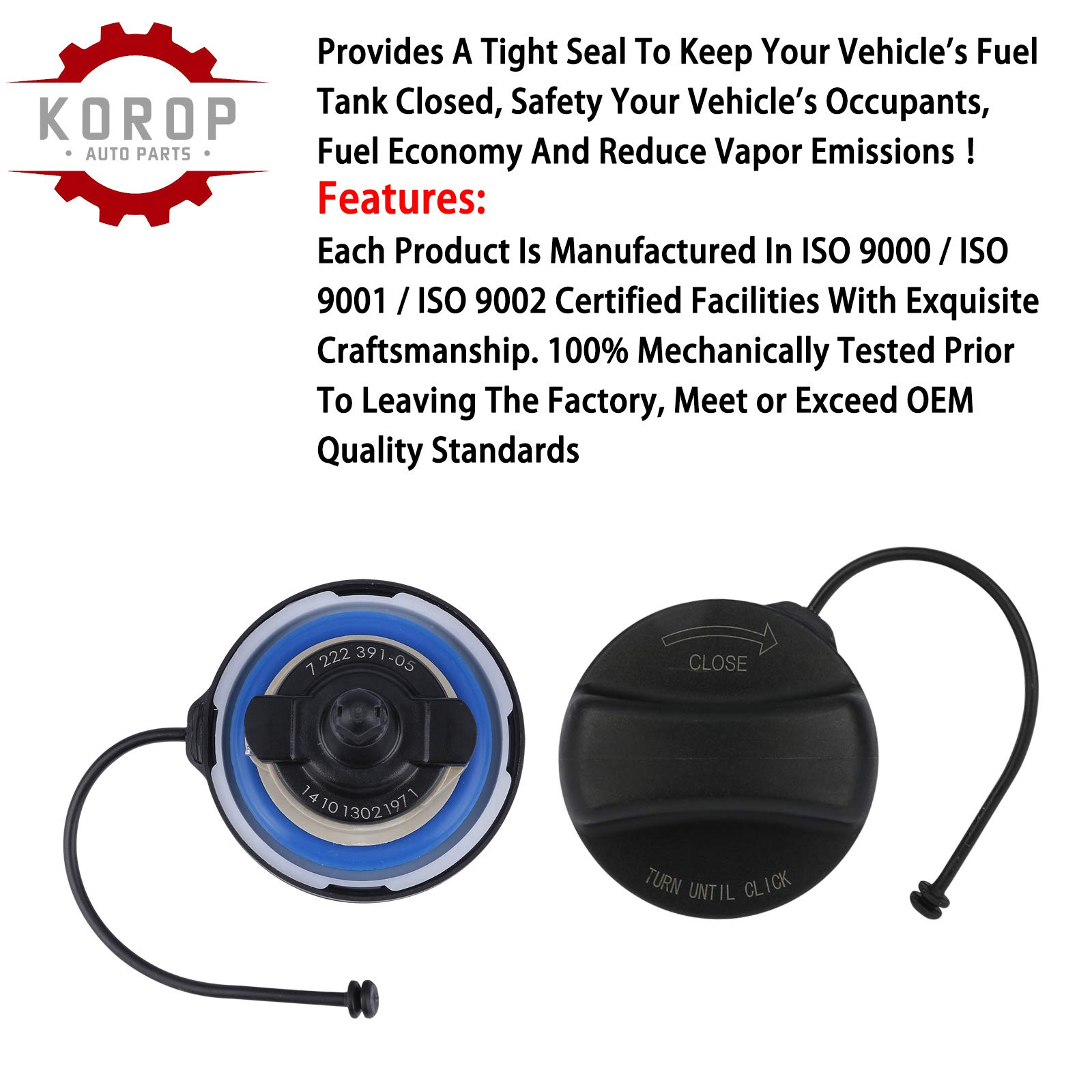 BMW E39 E46 E60 525i 540i 325i 330i M3 M5 NEW OEM F Fuel Gas Cap 391 C