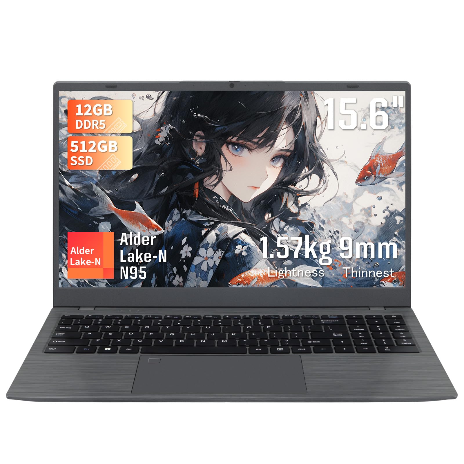 Amazon.com: 15.6 Inch Laptop Computer, FHD IPS Display, N95