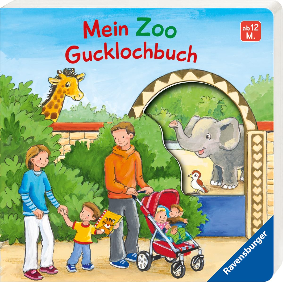 Mein Zoo Gucklochbuch Im Zoo ist richtig was los – interaktive Gucklöcher für Kinder ab 12 Monaten