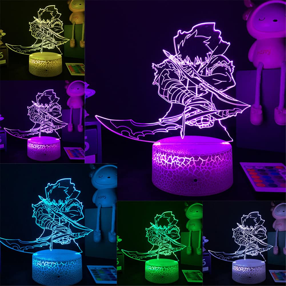 Amazon.co.jp : アニメ 漫画 小説 ソロレベリングフィギュア 3D LED