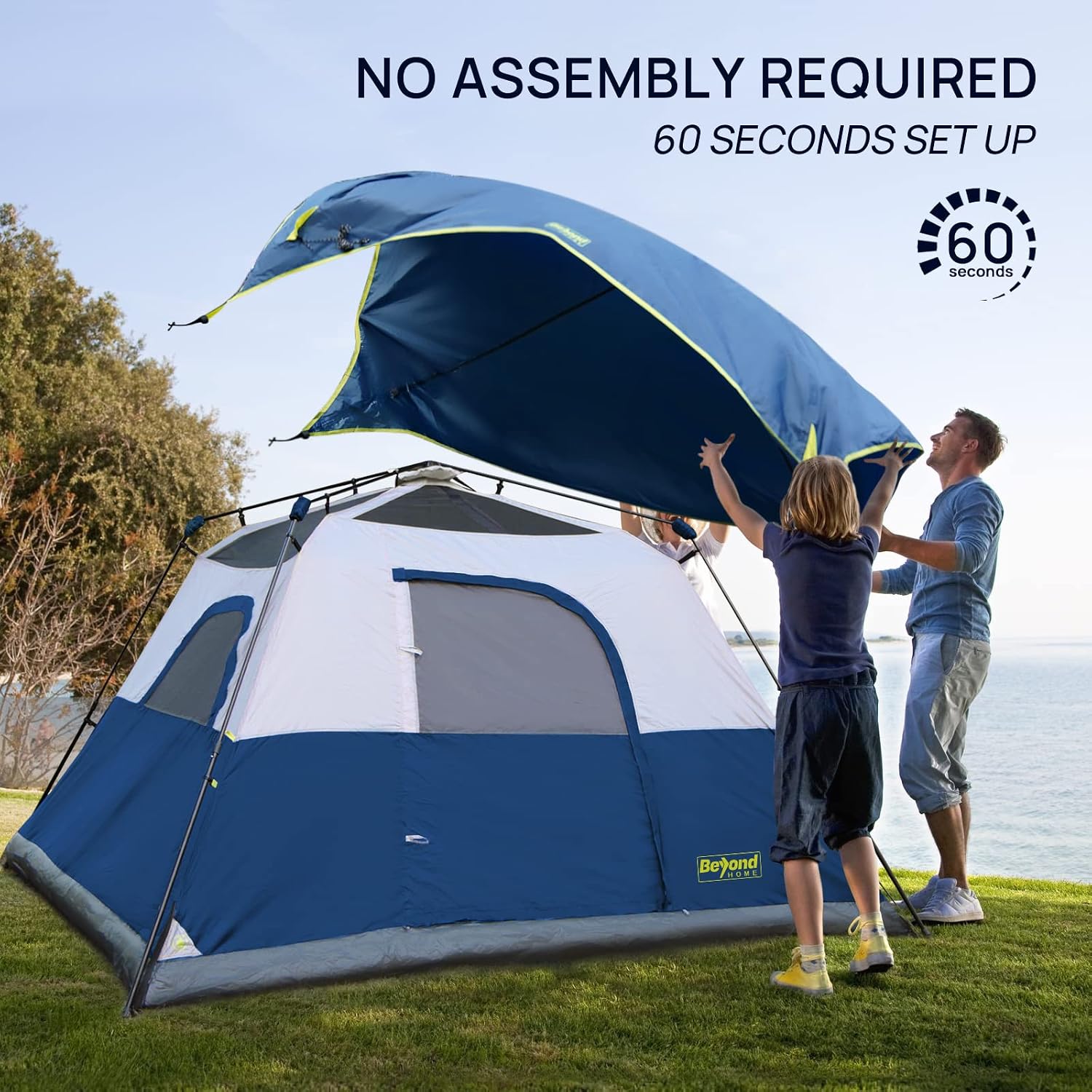 Buy BeyondHOME Instant Cabin Tent, 6 