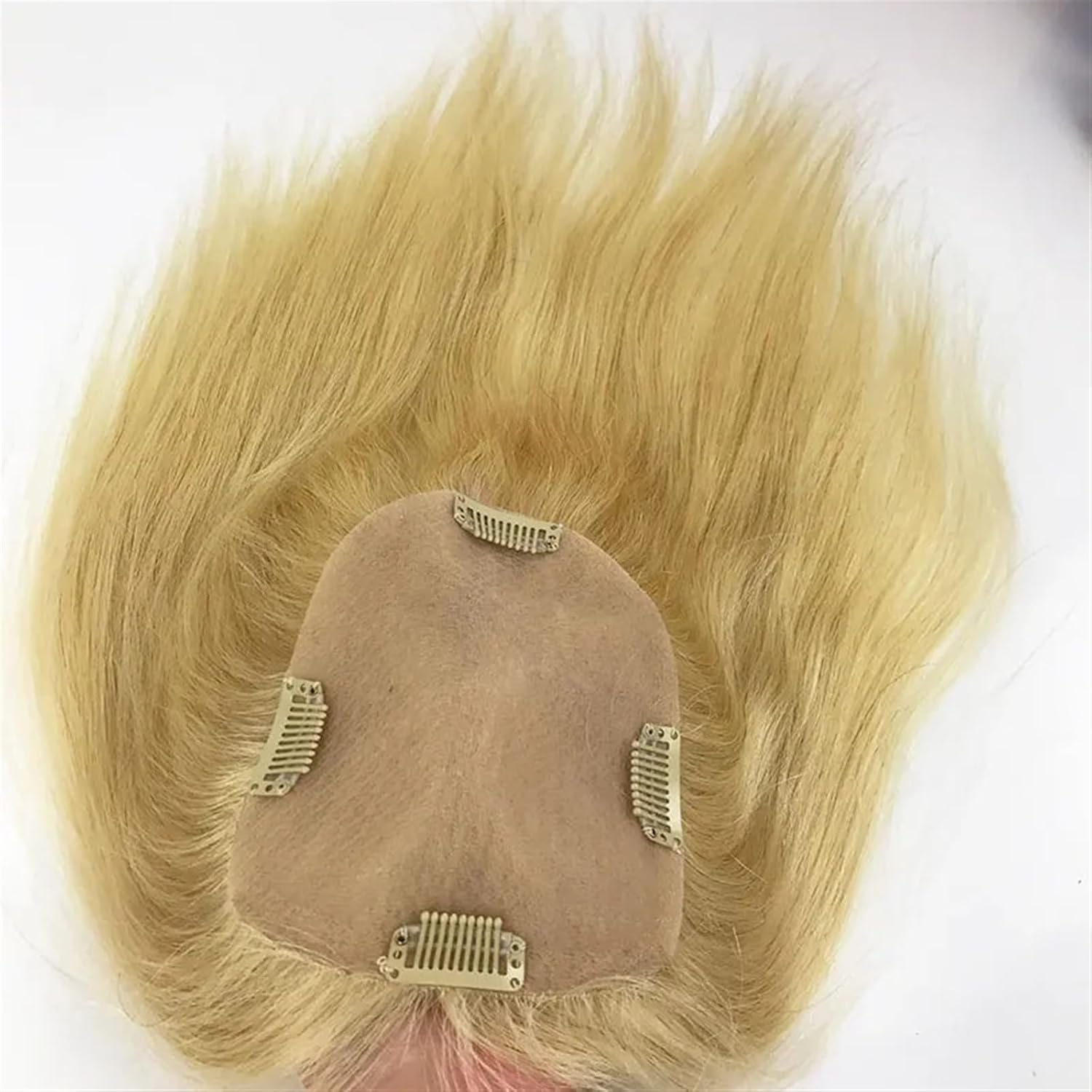 Flequillo Francés Postizo, Flequillo Postizo Pelo, Postizos for el cabello for mujer con 4 clips, for la caída del cabello(10 inches,13X12cm)