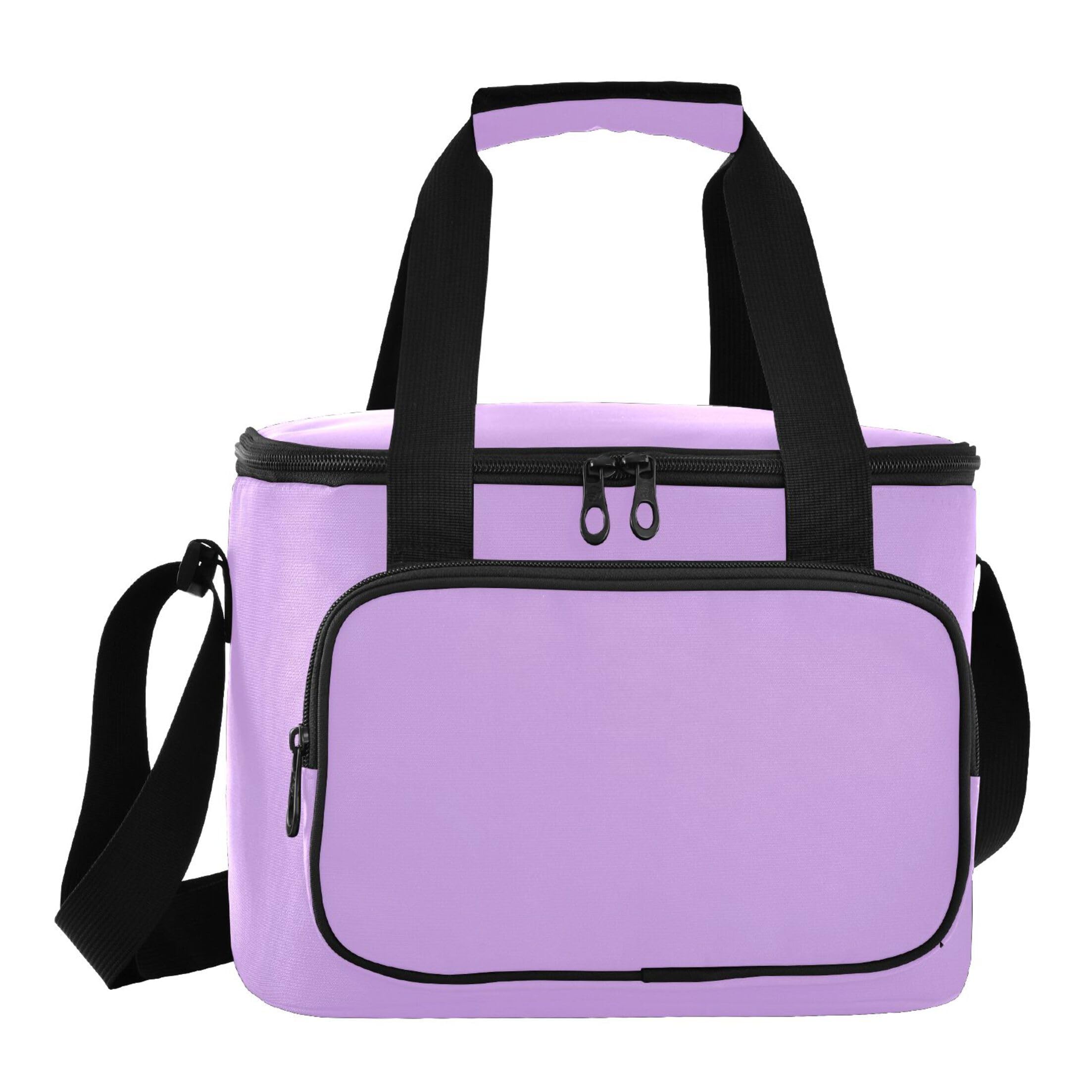 Petite boîte à déjeuner glacière violette : sac seau repas femme