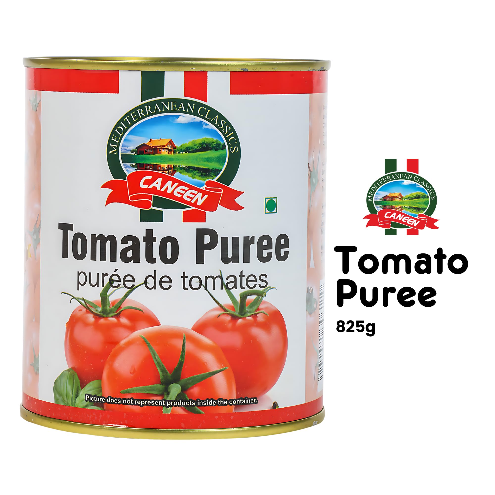 CANEEN - Tomato Puree 825g*5 | Made With 100% Natural Tomatoes | No Artificial Ingredients or Preservatives | Fresh, Thick & Natural Tomato Puree (Pack Of 5) - Image 4 thumbnail