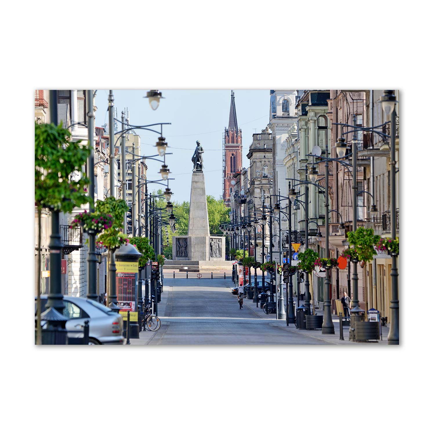 Tableau plexiglas Lodz Polonia pour sublimer votre salon contemporain