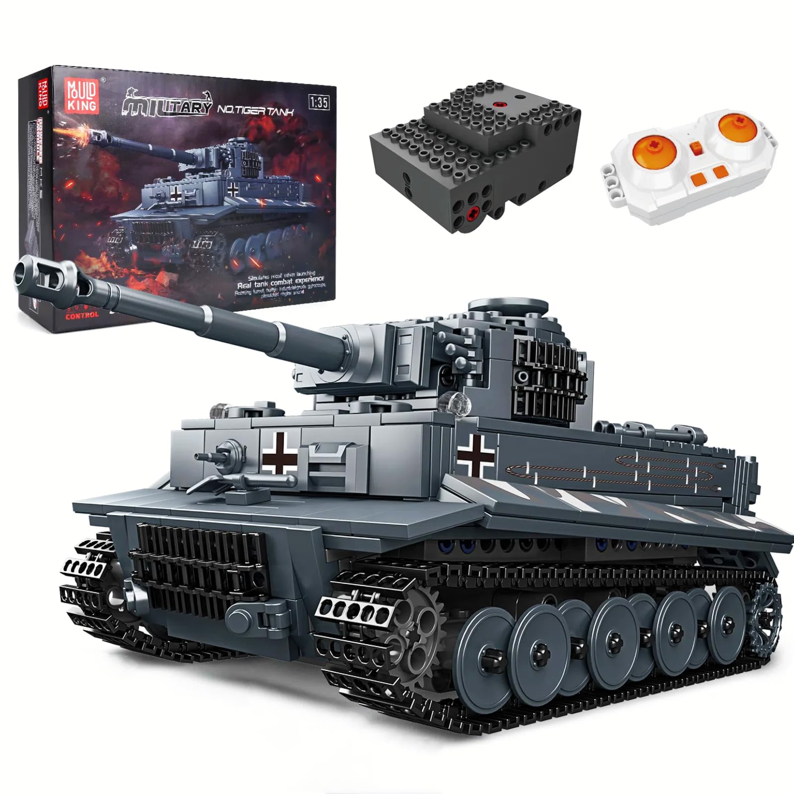 コンバットチョロQ KING TIGER GERMAN TANK NO.C-14 Amazon.com: RC Tank, Remote Control WW2 German King Tiger