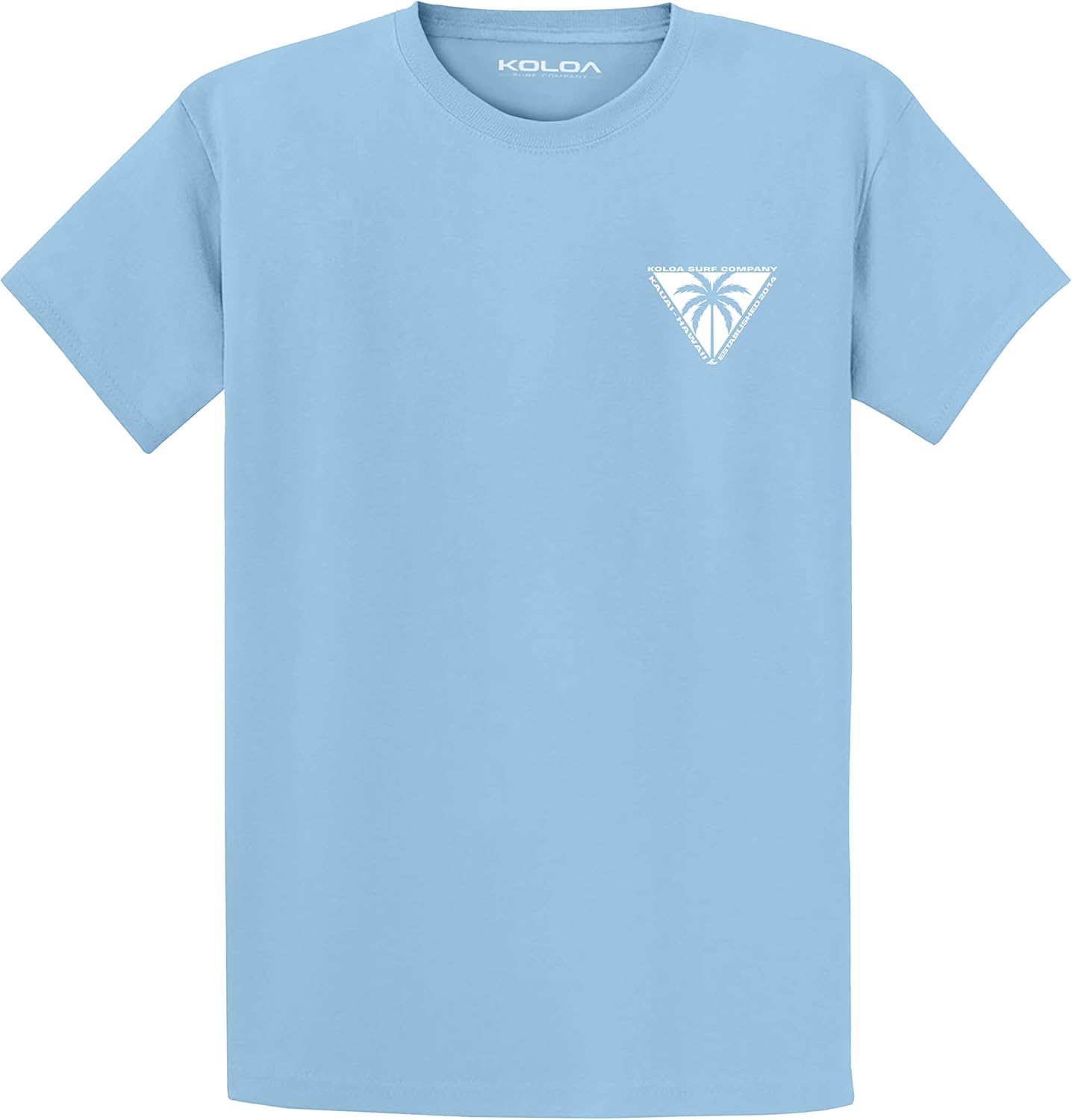 Koloa Surf Triangulated Palm T-Shirts, Lightweight Version of Our Classic Tee