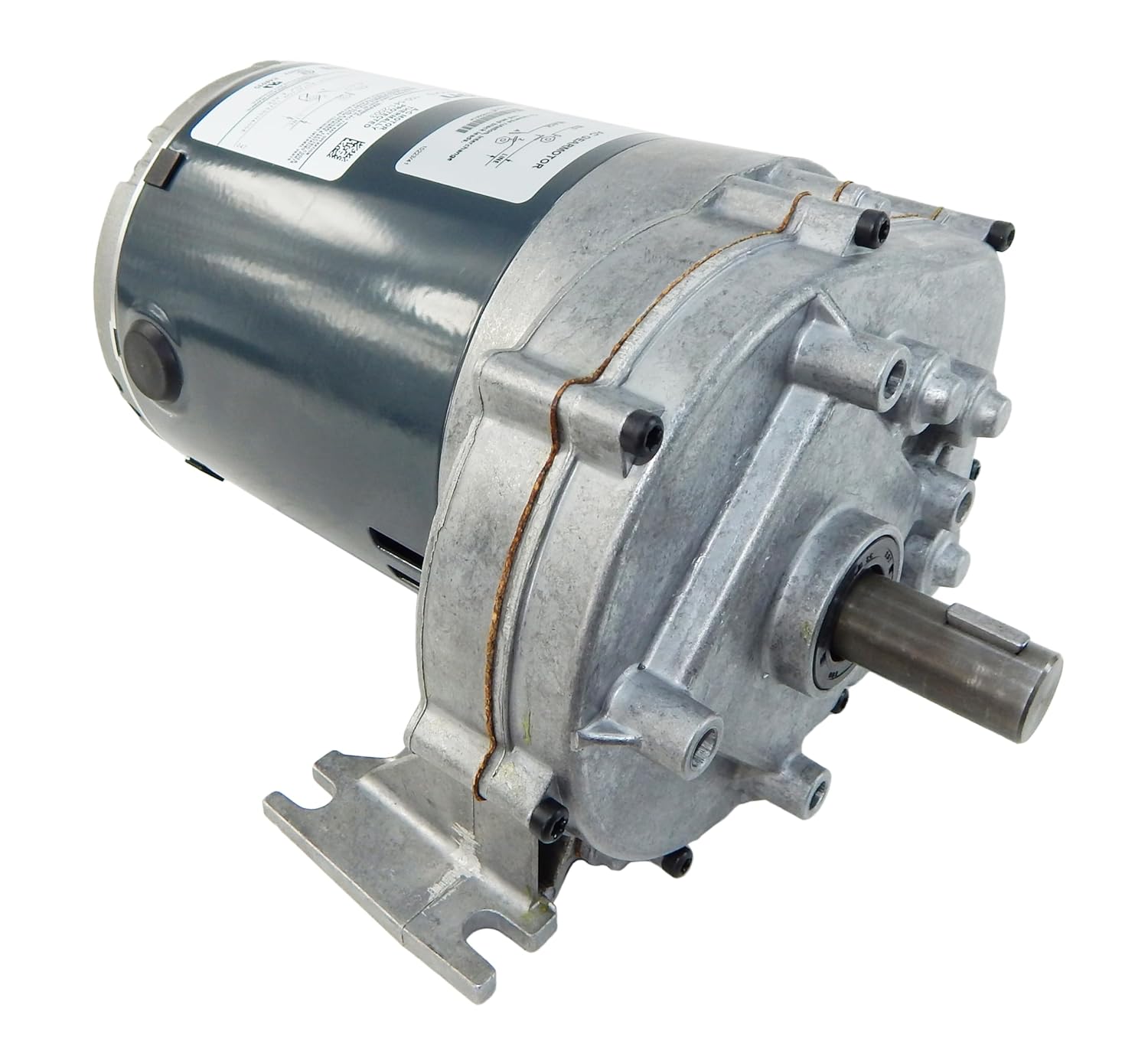 1LPP7, 5K933 Dayton Direct Interchange • 6 RPM 1/4 hp 115V Bison AC Parallel Shaft Gear Motor • Model 014Q307-0286