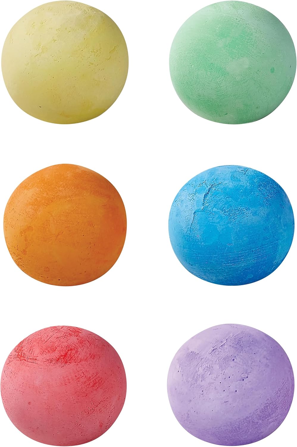 Crocodile Creek Sidewalk Chalk - Outside Art Set for Kids Ages 3 and Up - Encourages Creativity, Fun, and Outdoor Play - Ideal Playground Toys - Includes 6 Gum Machine-Shaped Pieces of Chalk