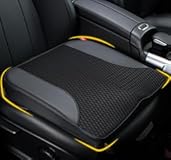 Car Seat Cushion, Comfortable Memory Foam Seat Pillow for Driving, Sciatica-Back Pain Relief, Cushion for Car-Truck, Office, Wheelchair - Black