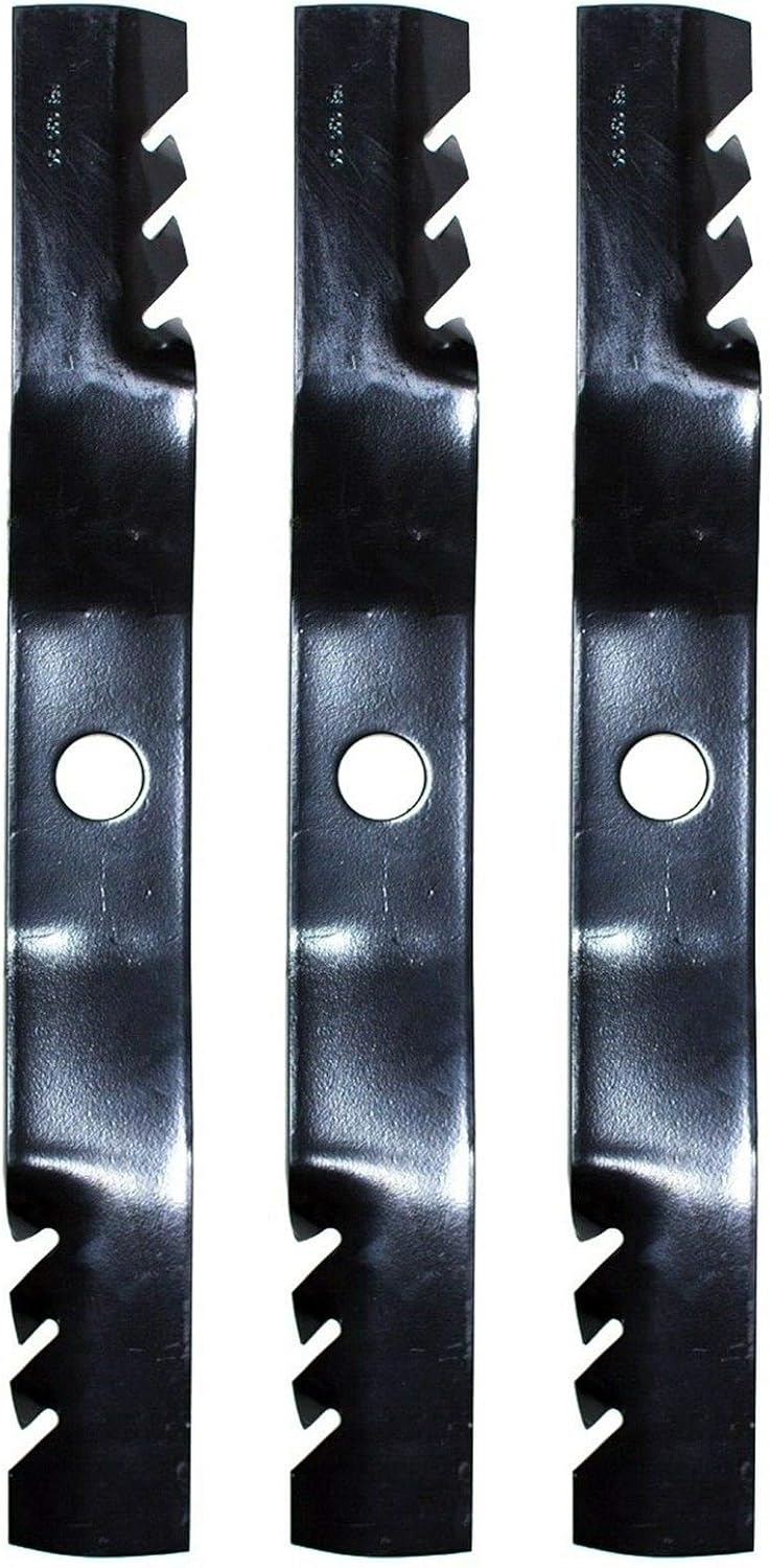 (New 3 (Pack) Oregon Gator Blades Replaces 60" Kubota ZD21 DZ28 ZD323 ZD326 ZD331 ZG327 fits K5645-34330 Kubota K5645-34340 Kubota K5651-34330 Perfect for Your Lawn Mower