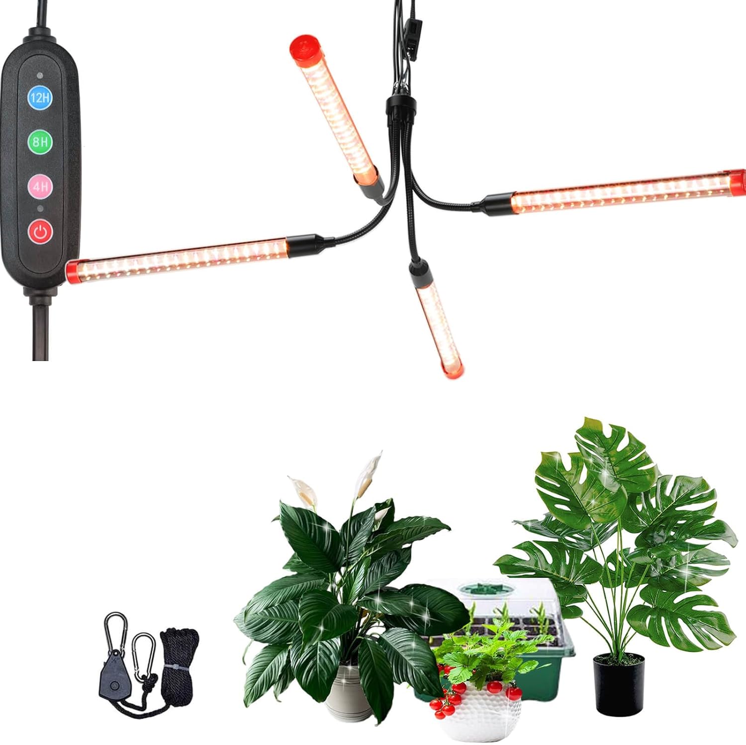 FRGROW LED Grow Lights for Indoor Plants, AllinOne