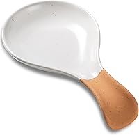 Vista 10 de Reposacharas para Estufa de Cocina, Soporte Grande de Cerámica para Cucharas de Cocina para Encimera de Cocina de 8 Pulgadas Apto para Lavavajillas