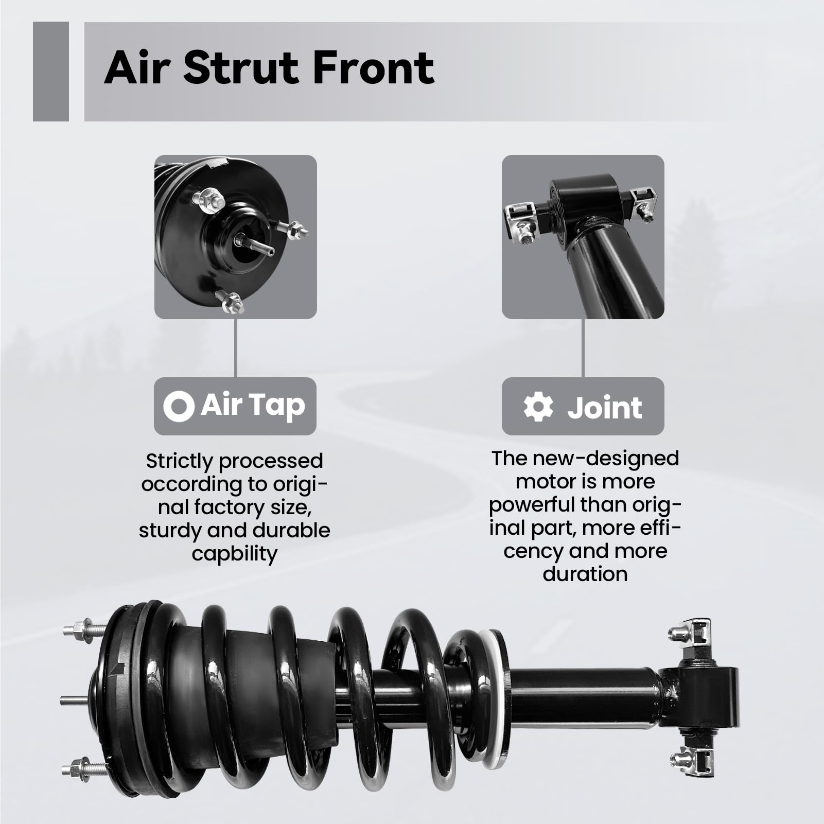 VIGOR Front Air Shock Absorber Compatible with 2007-2014