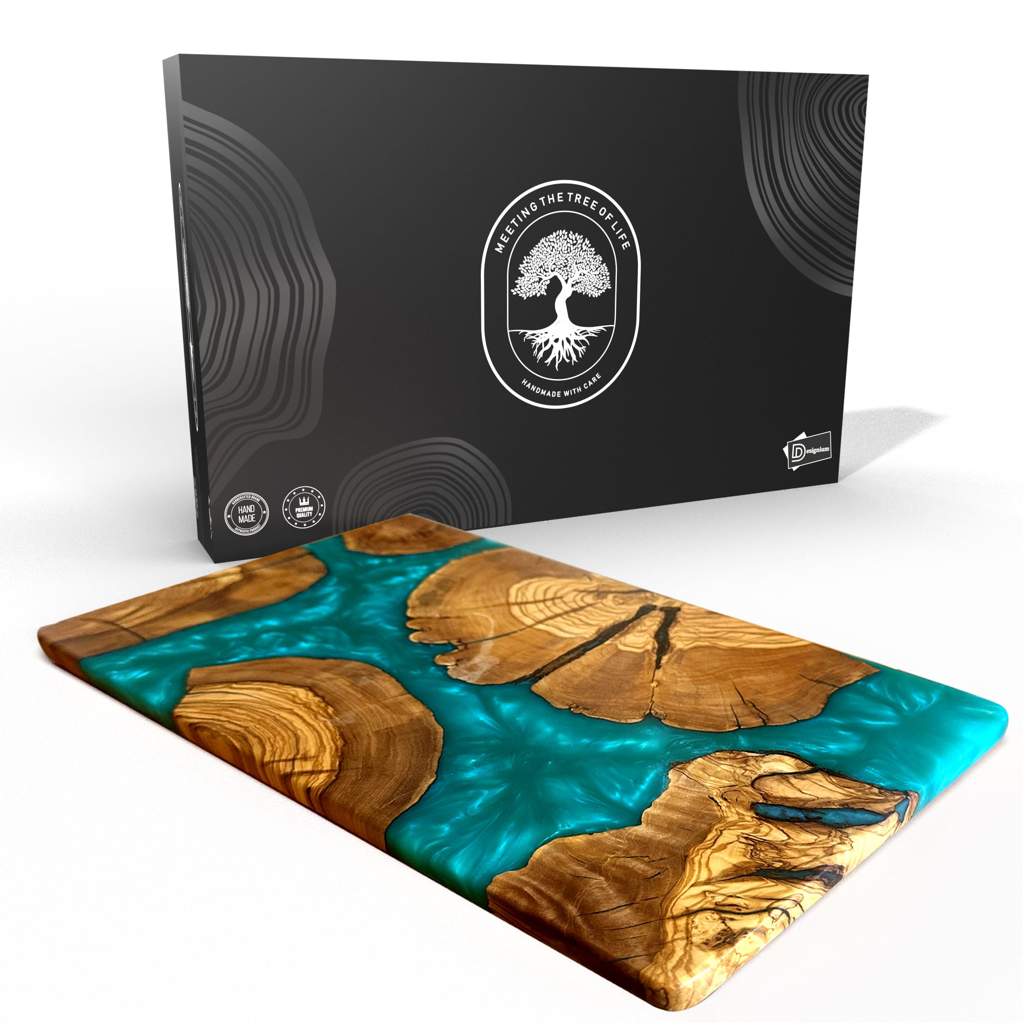 Wurstplatte Mit Schildkröten Motiv - Holz Servierbrett Für Käse, Fleisch & Snacks