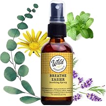 Wild Essentials All Natural Essential Oil Sprays, 2 Ounce, 60ml, Organic Witch Hazel, Aromatherapy, Made in USA