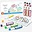 Shuttle Art 10 Colors Dot Marker Washable Non-Toxic Dot Marker for Children Early Education, Bingo Dabber for Creation with 1 Dot Activity Book