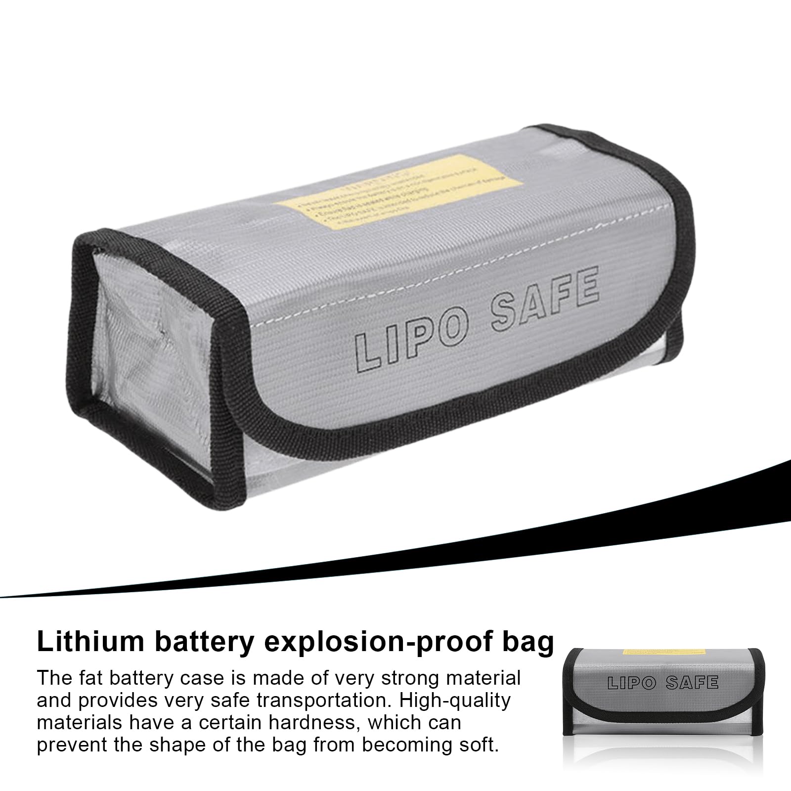 Borsa Ignifuga Per Batterie Lipo - 2 Pezzi, Sicurezza Durante La Ricarica, Per Droni E Modellini - Foto 9