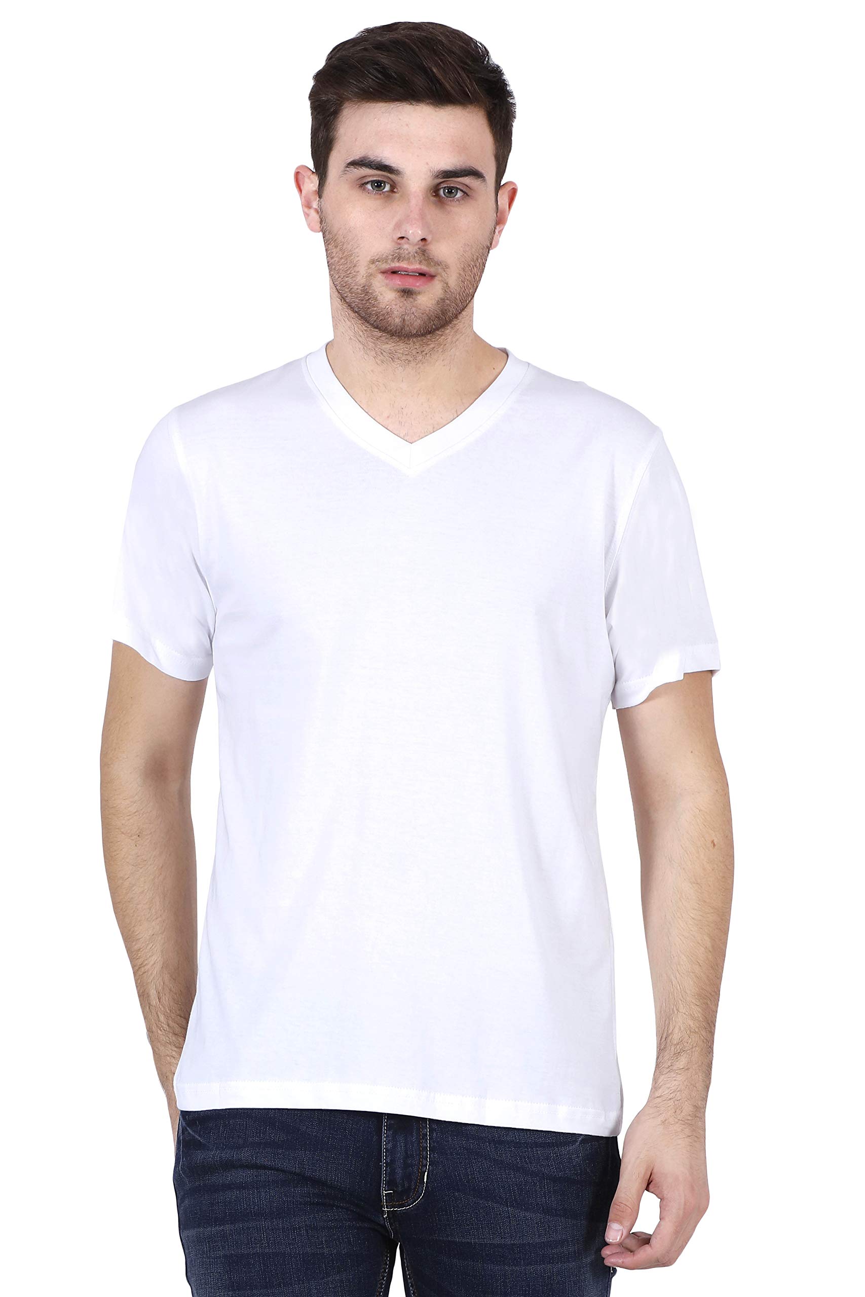 RSO OutfitsMen's V-Neck Half Sleeve Casual T-Shirt