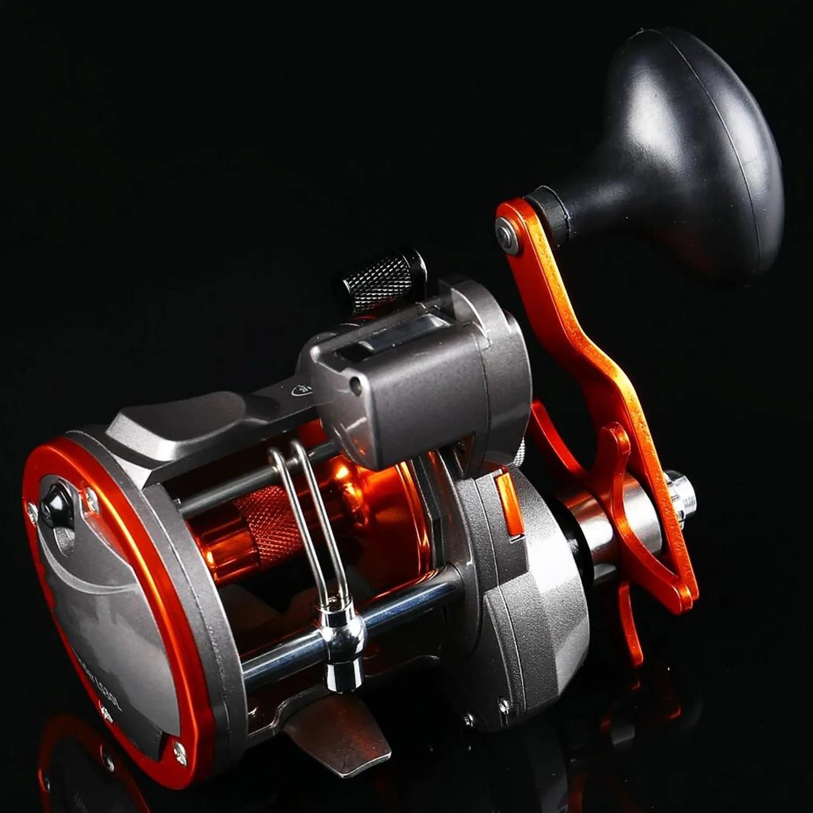 Spinnrolle Angelrolle Für Wolfsbarsch Zackenbarsch 4,1:1/6+1BB, Maximale Zugkraft 30Kg Schlepprolle Konventioneller Wind Karpfenrolle Roller