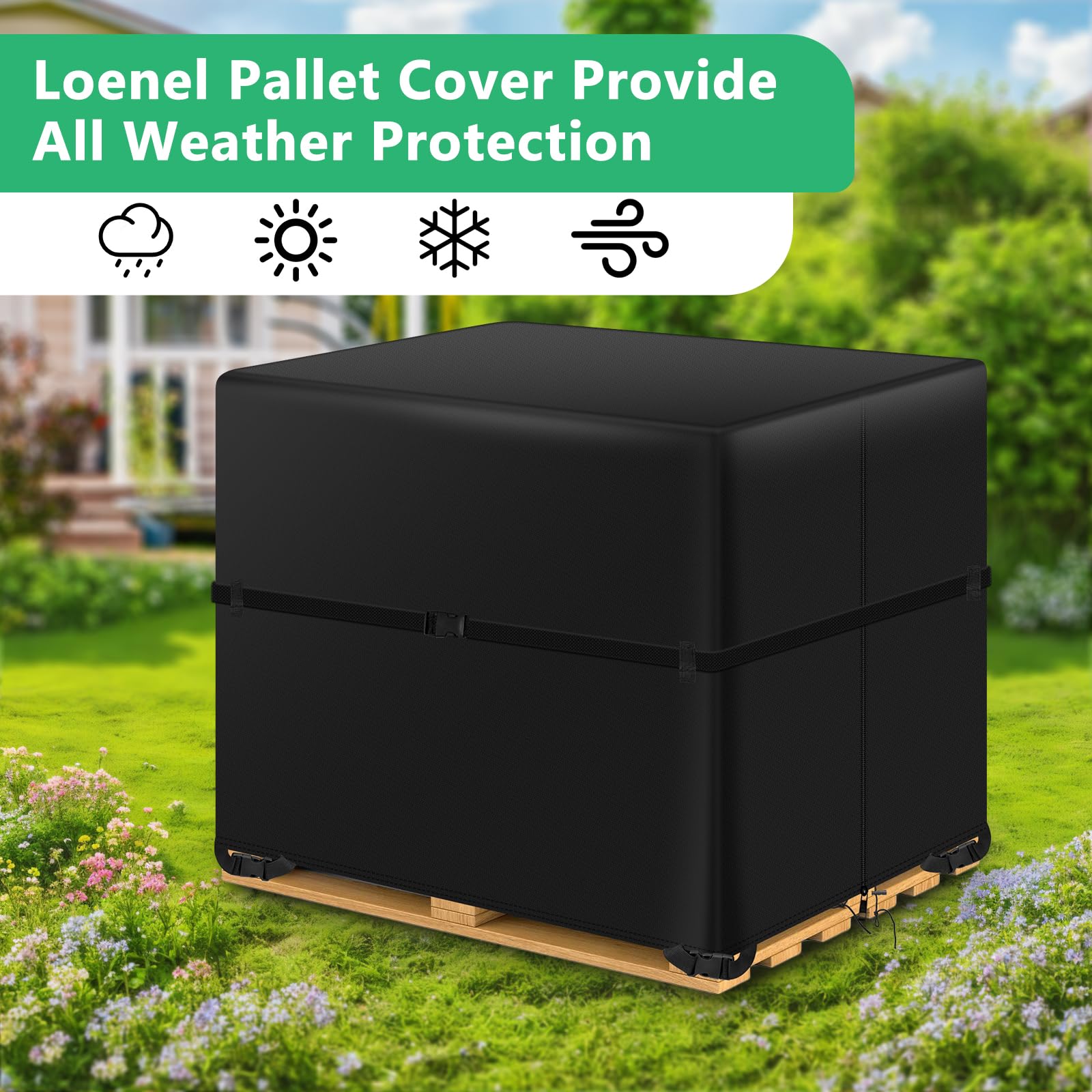 Heavy Duty Pallet Covers - Waterproof & Rip-Proof -2