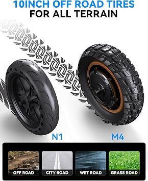 M4 Electric Scooter for Adults Off Road Escooter for Commuting