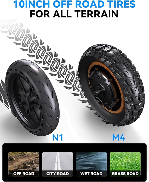 M4 Electric Scooter for Adults Off Road Escooter for Commuting