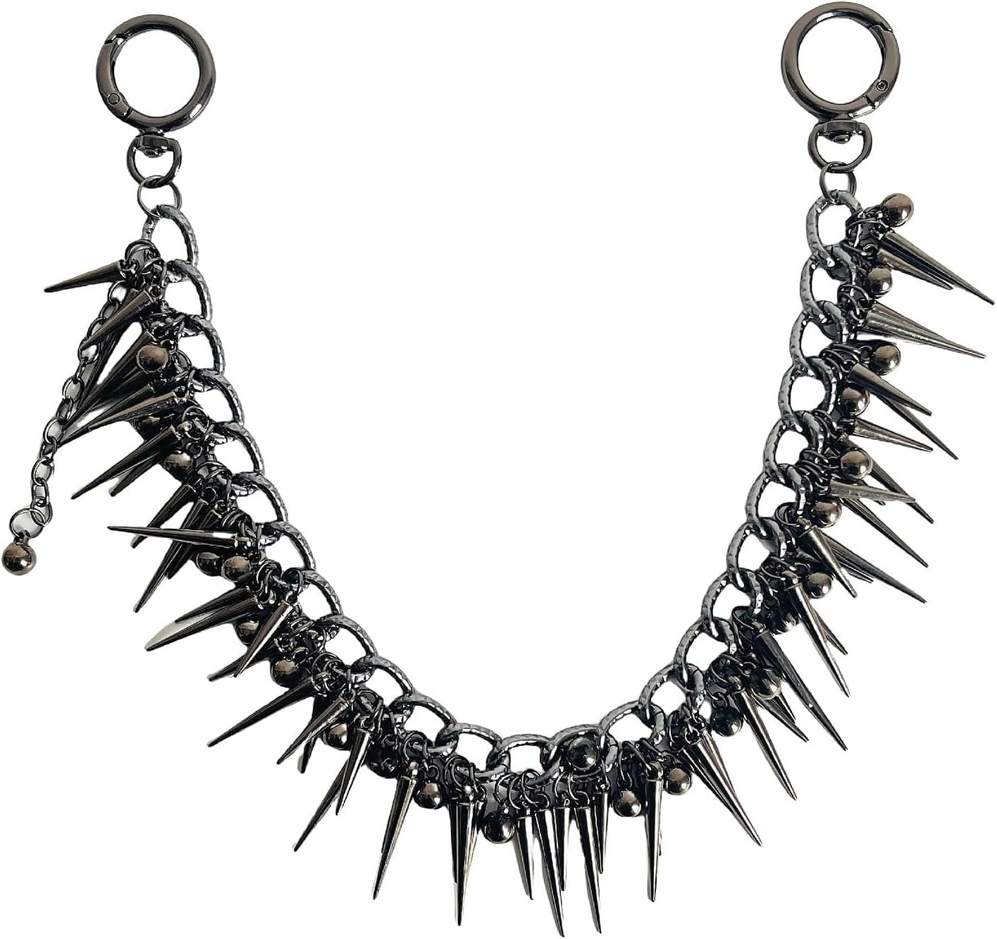 QTMY Rivet Chain Bag Charms Keychain for Handbag Purse Backpack Accessories for Bogg Bag,966
