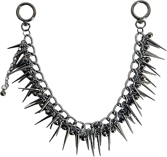QTMY Rivet Chain Bag Charms Keychain for Handbag Purse Backpack Accessories for Bogg Bag,966