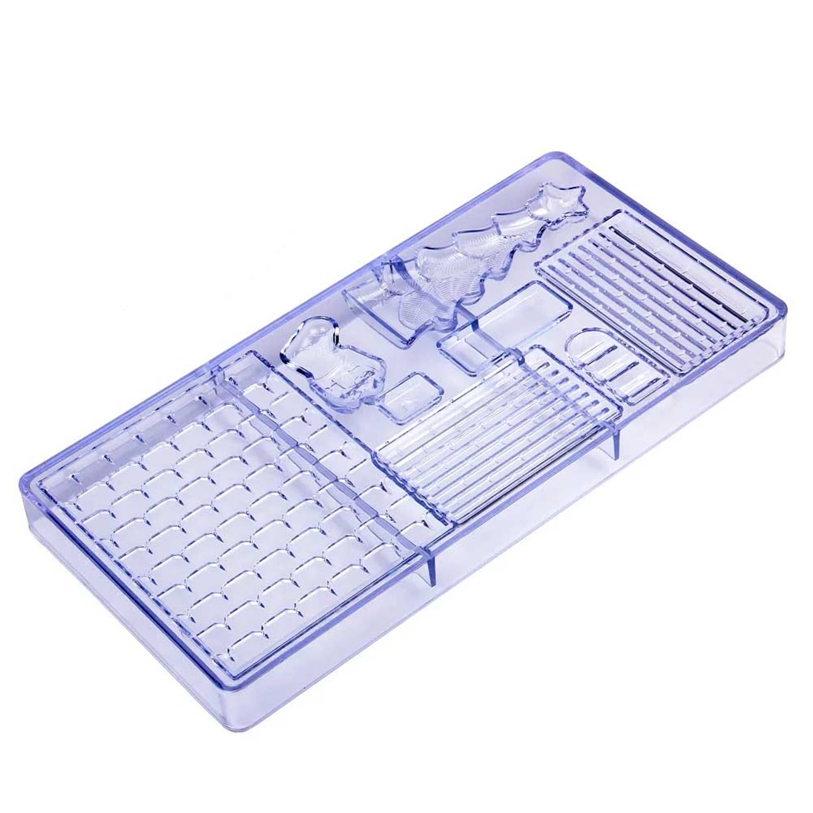 Dubens C Hristmas Houses P Polycarbonate Hocolate Mould, Andy Making Molds, Diy Mould Ookie Tray, Lear Polycarbonate Mould For Mousse, Jelly, Andy, Hocolate (C)